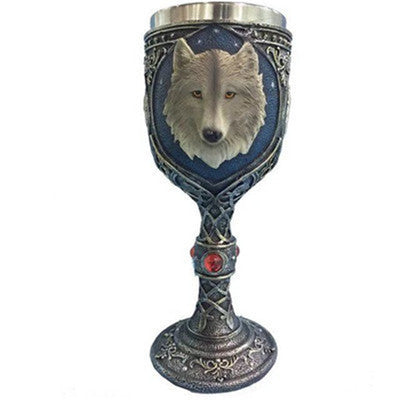 Gothic Wolf Goblet
